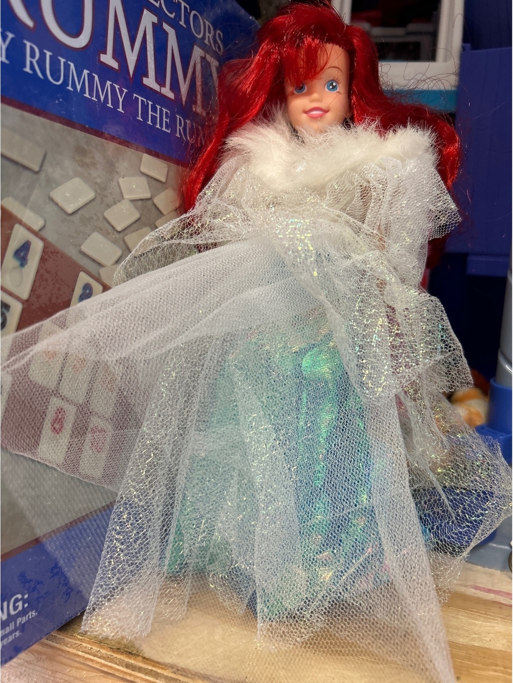 Vintage Ariel The Little Mermaid Fashion Doll with Iridescent Dress and Tulle